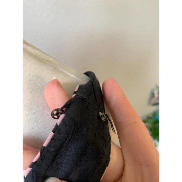 Rickie Freeman for Teri John 100% Silk Pink Polka Dot Ruffle Dress - Picture 11 of 11